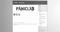 Desktop Screenshot of paniclab.co.uk